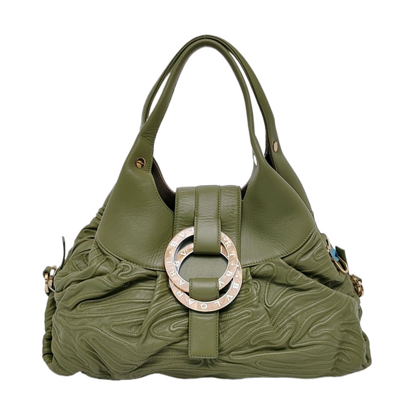 CHANDRA Quilted Calfskin Green