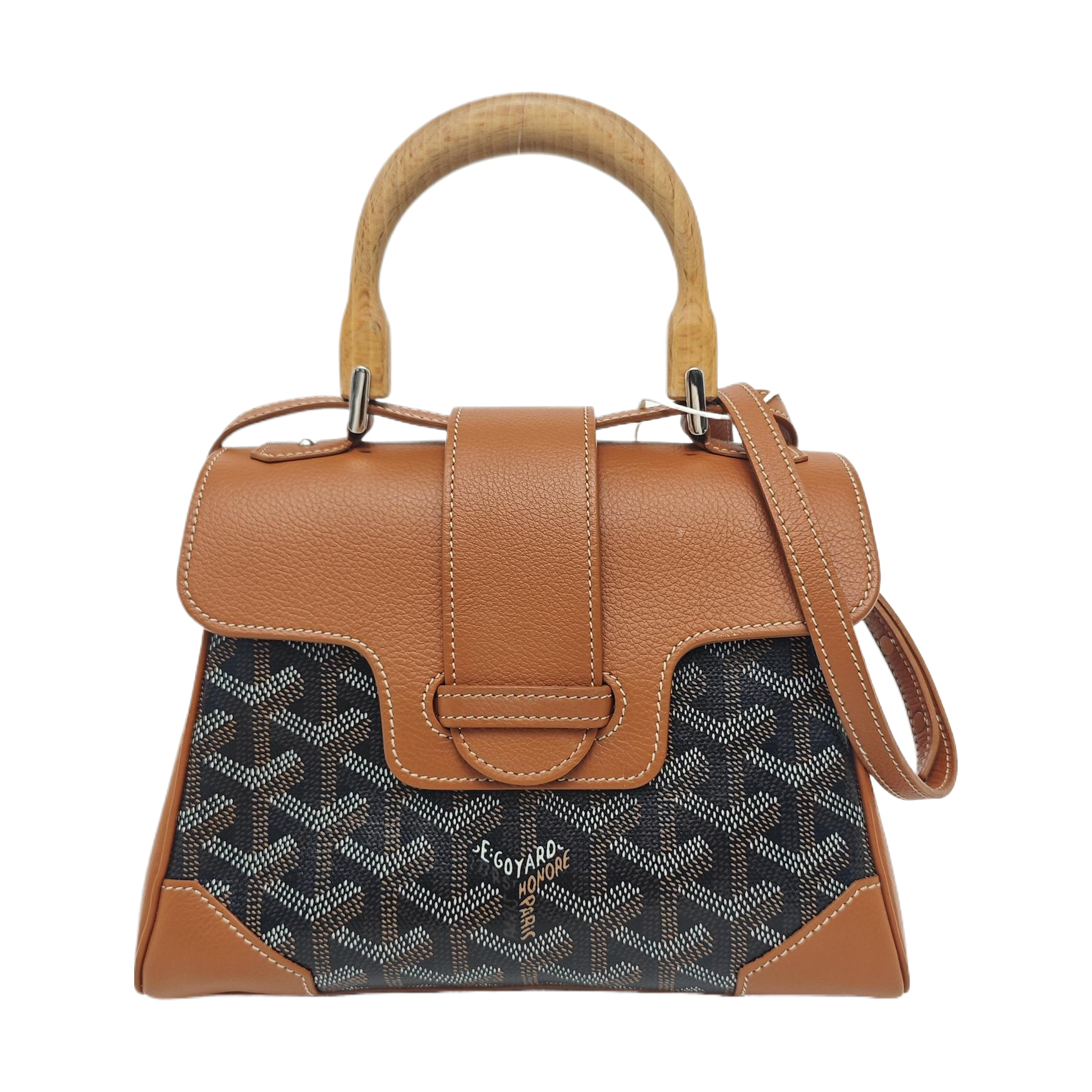 Saïgon Mini Coated Canvas Brown
