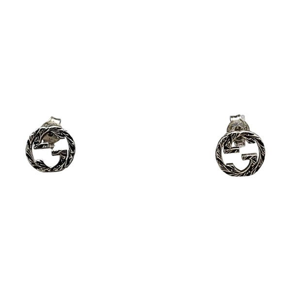 925 Sterling Silver Gray Stud Earrings