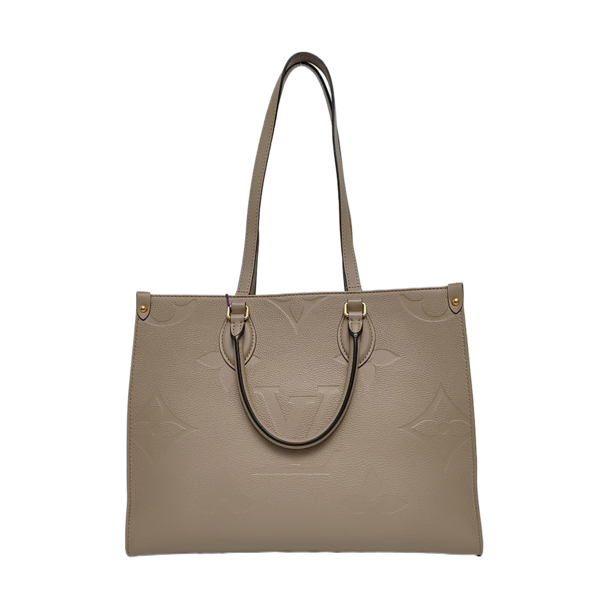 ONTHEGO MM Monogram Calfskin Gray