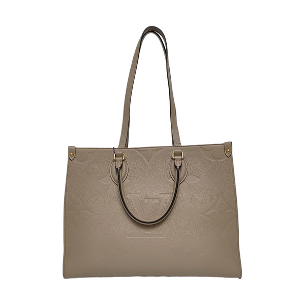 ONTHEGO MM Monogram Calfskin Gray