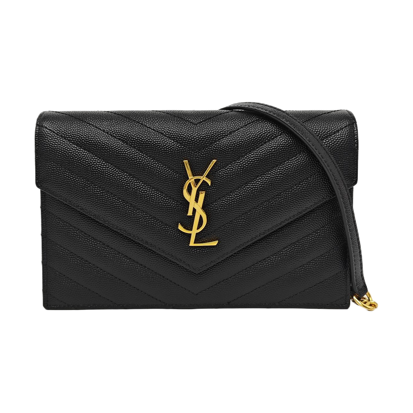 MONOGRAM WOC Chevron Calfskin Black