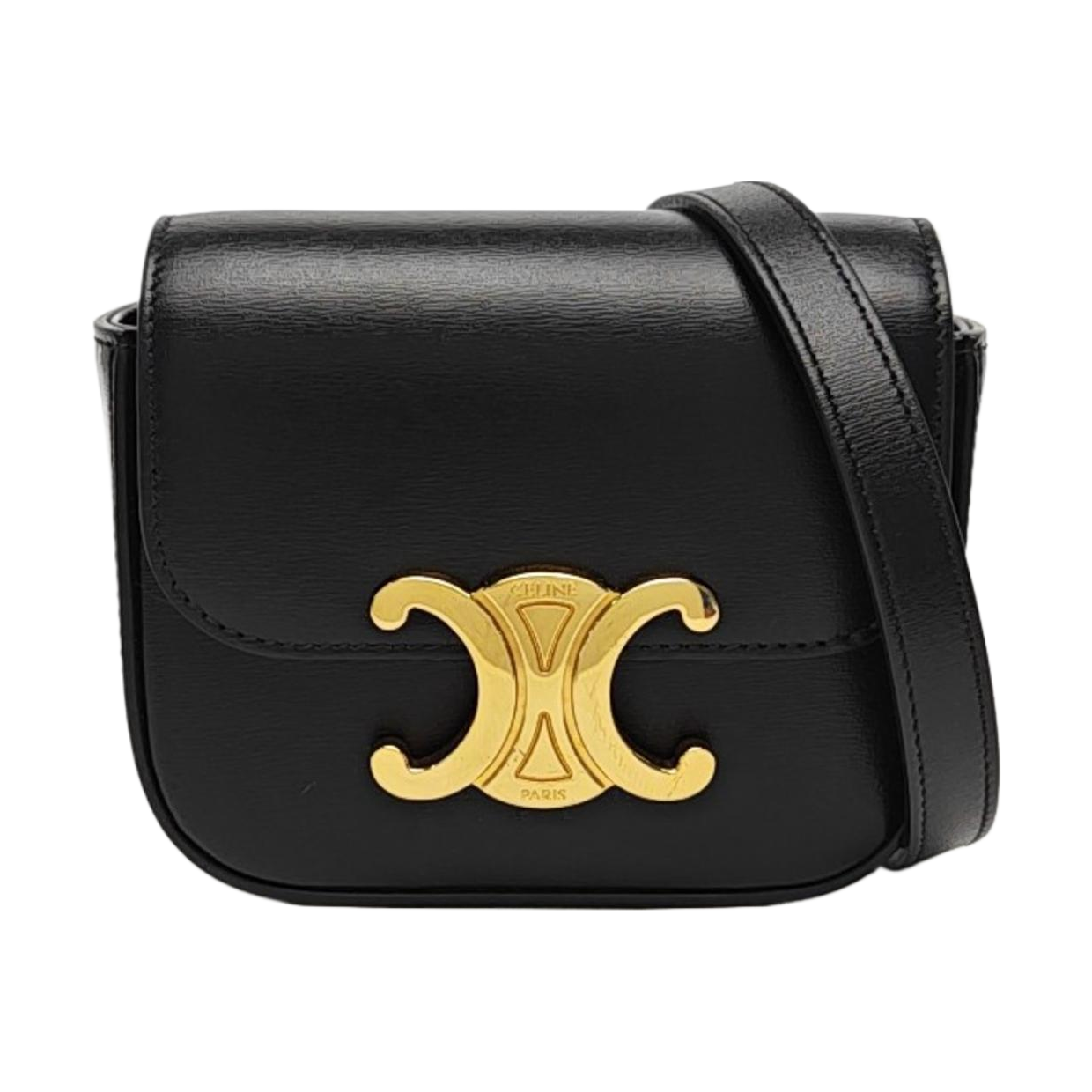 TRIOMPHE Mini Calfskin Black