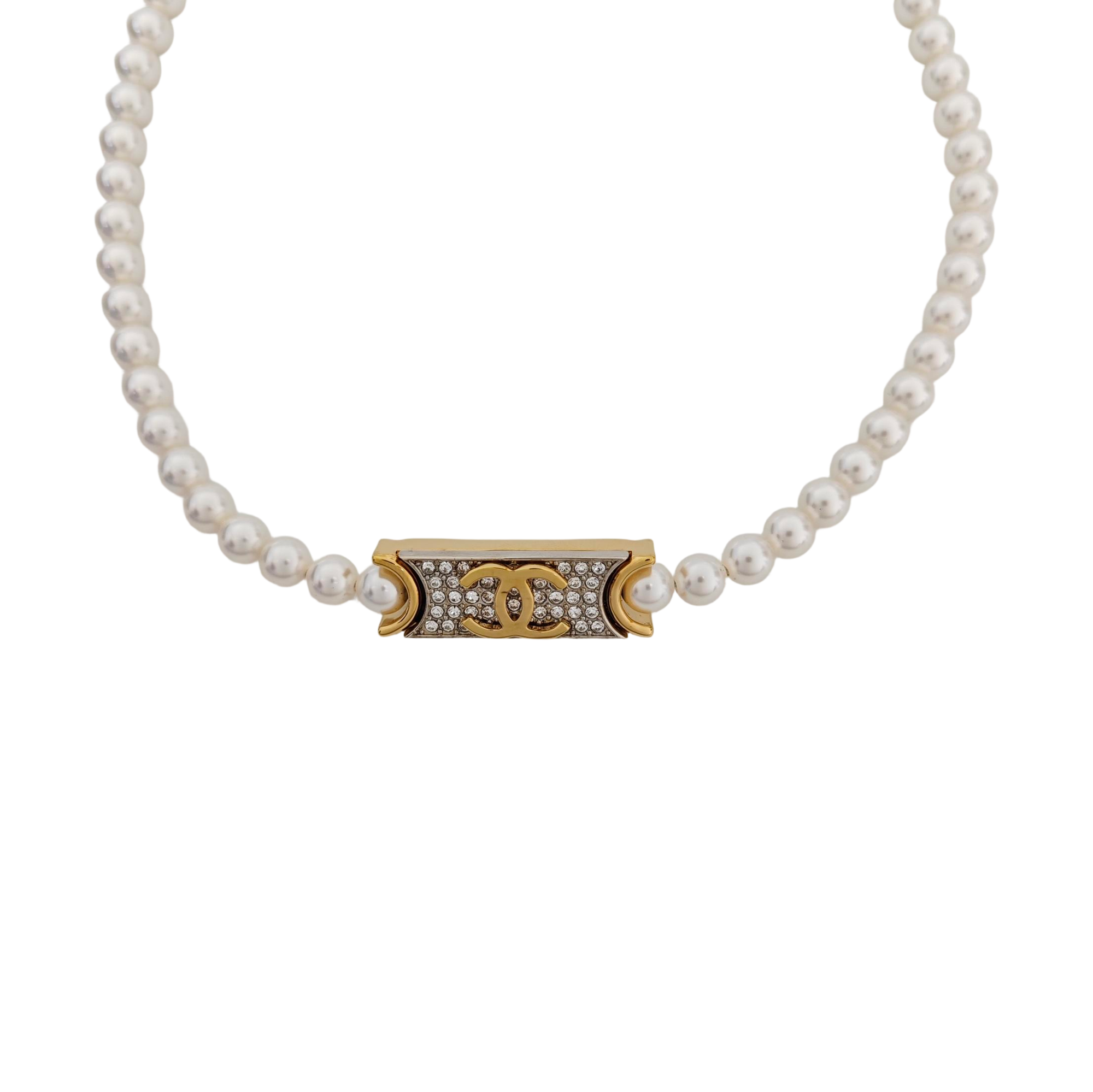 Metal White Necklace