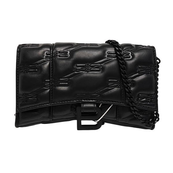 Hourglass Small Lambskin Black