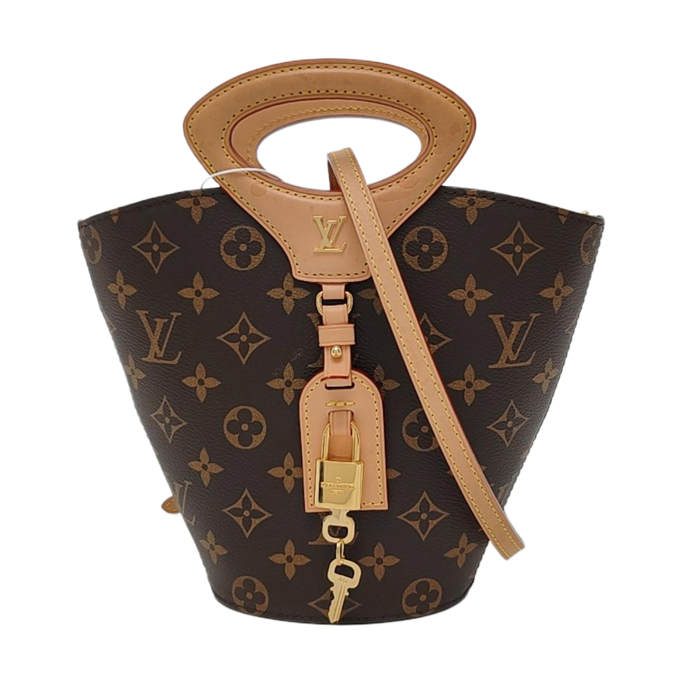 RIVAGE BB Monogram Coated Canvas Brown