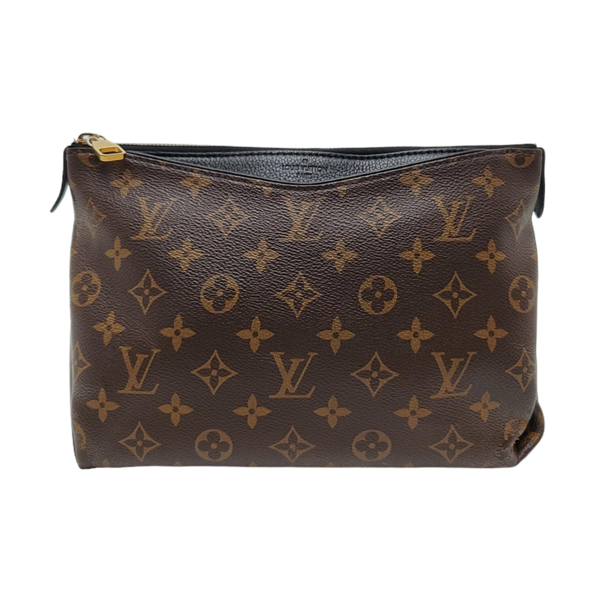 Authenticated pre-owned  PALLAS Monogram Coated Canvas Brown - Clutch at Looply