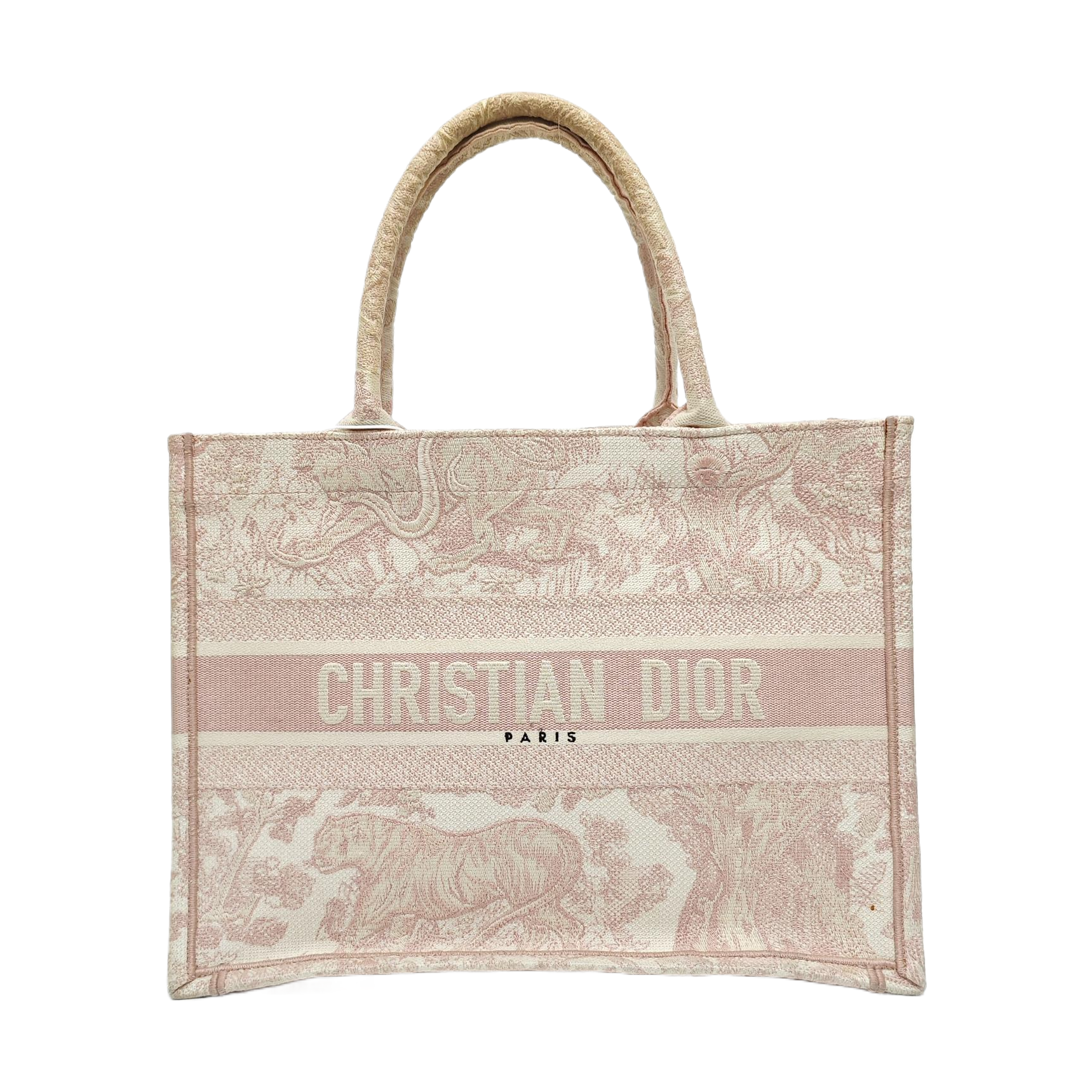 Book Tote Medium Canvas Pink