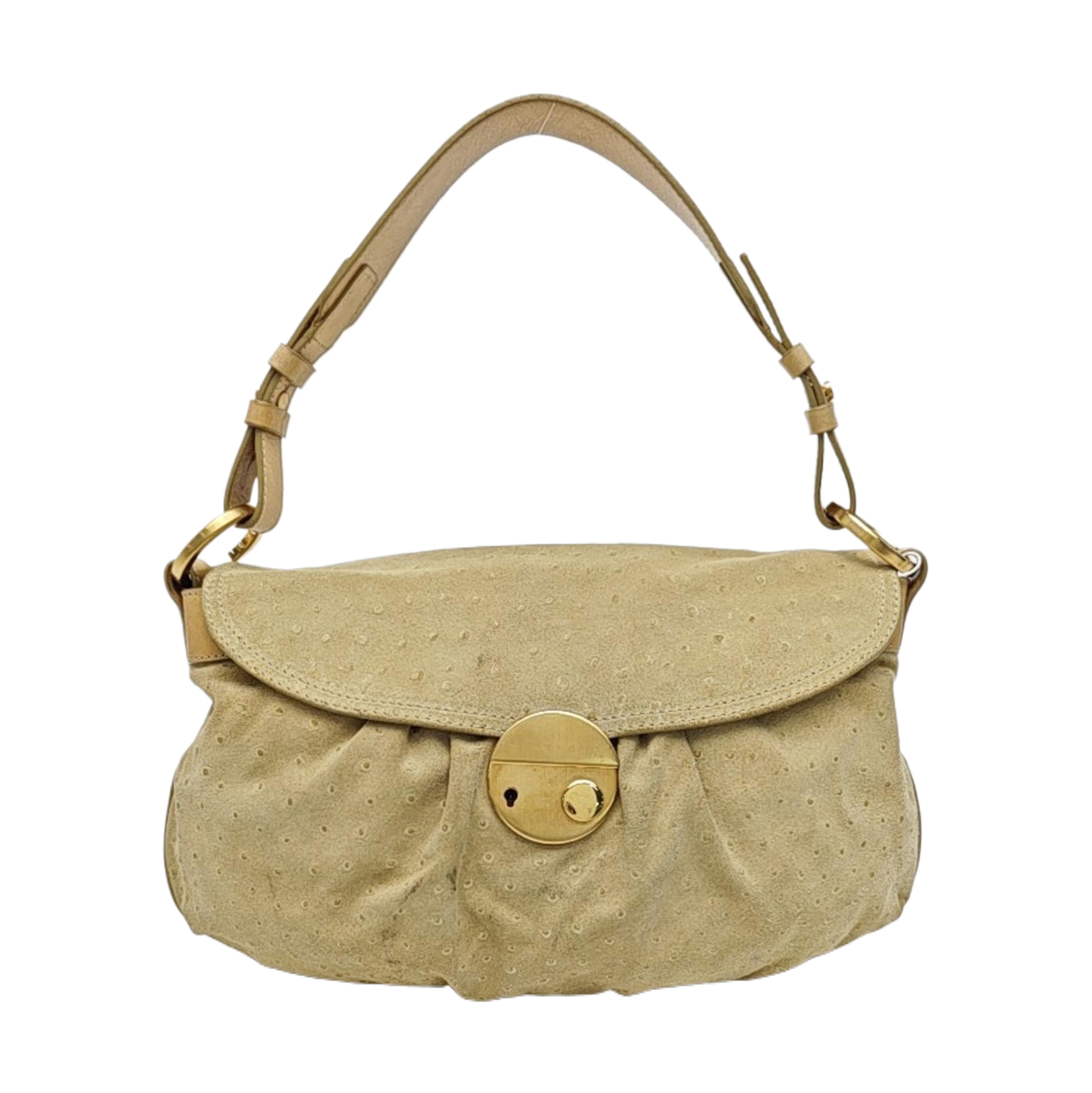 Suede Shoulder Bag Brown
