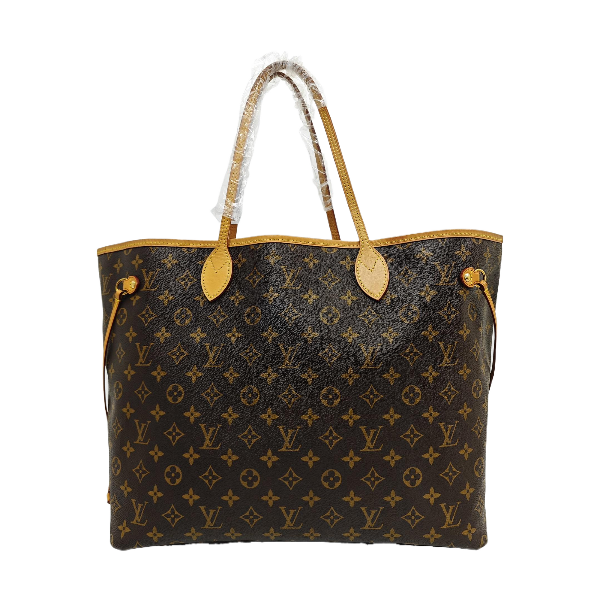 NEVERFULL GM Monogram Coated Canvas Brown