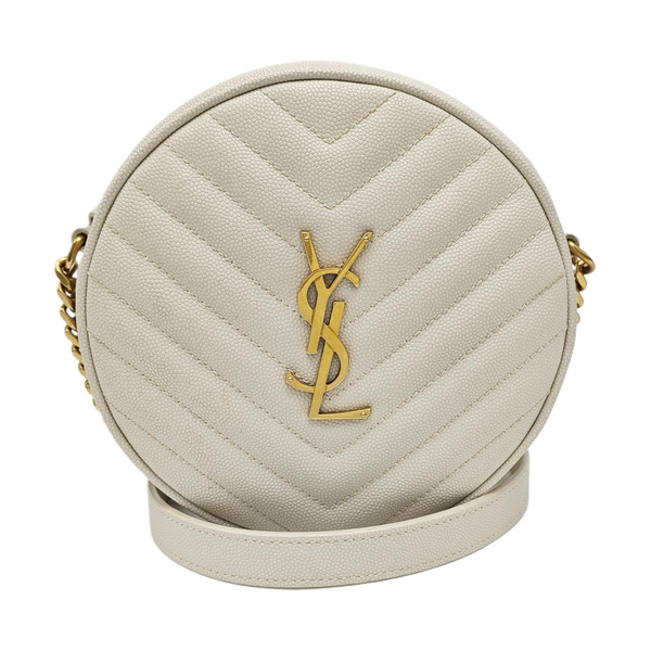 VINYLE Quilted Calfskin White