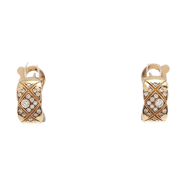 COCOCRUSH 18k Rose Gold Stud Earrings