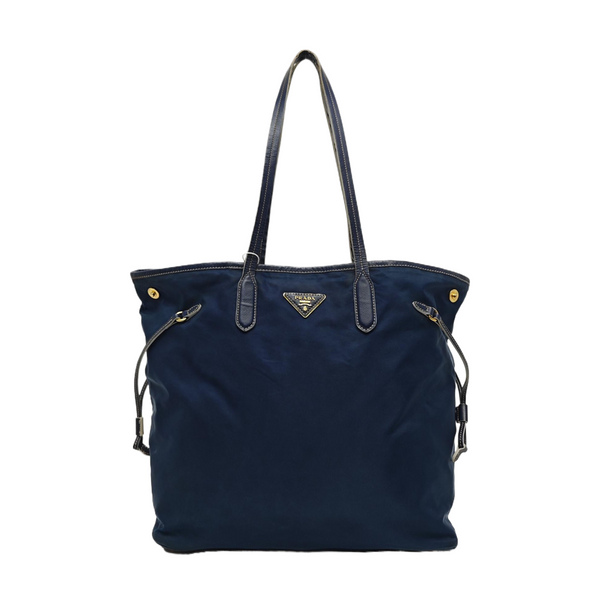 Vitello Phenix Tote Nylon Blue