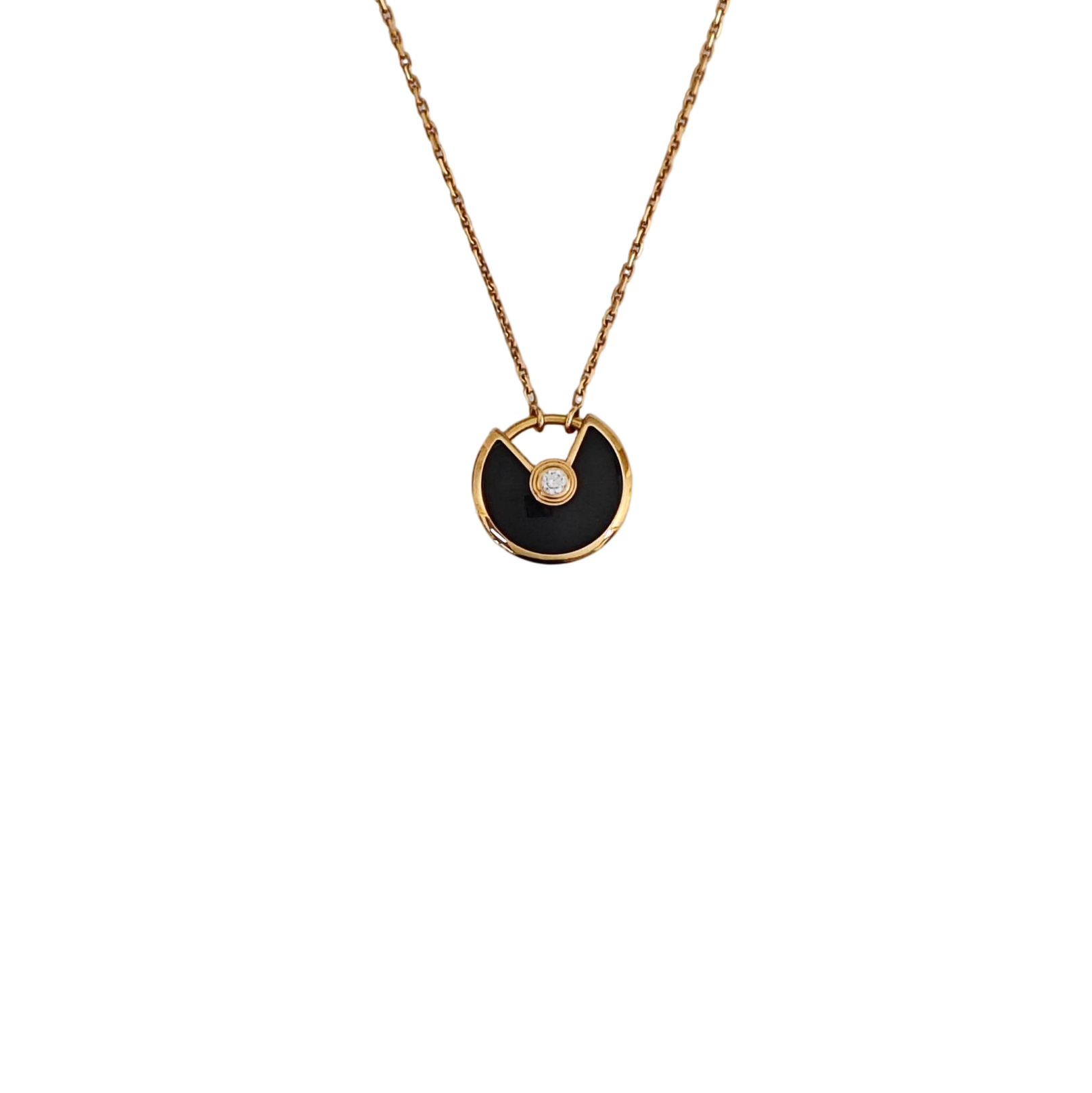 AMULETTE DE CARTIER 18k Rose Gold Necklace
