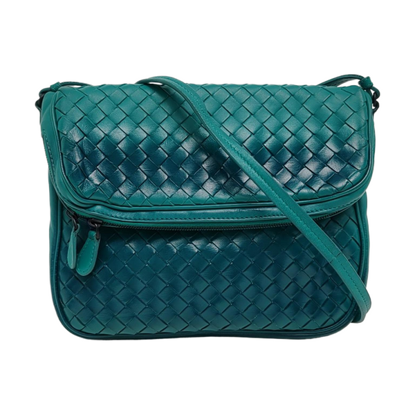 Calfskin Crossbody Bag Green
