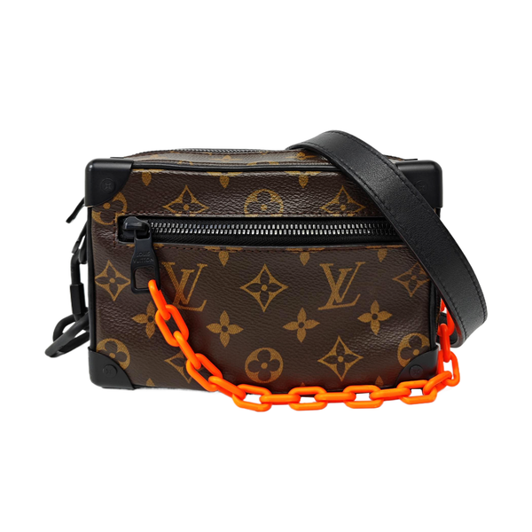 SOFT TRUNK Mini Monogram Coated Canvas Brown