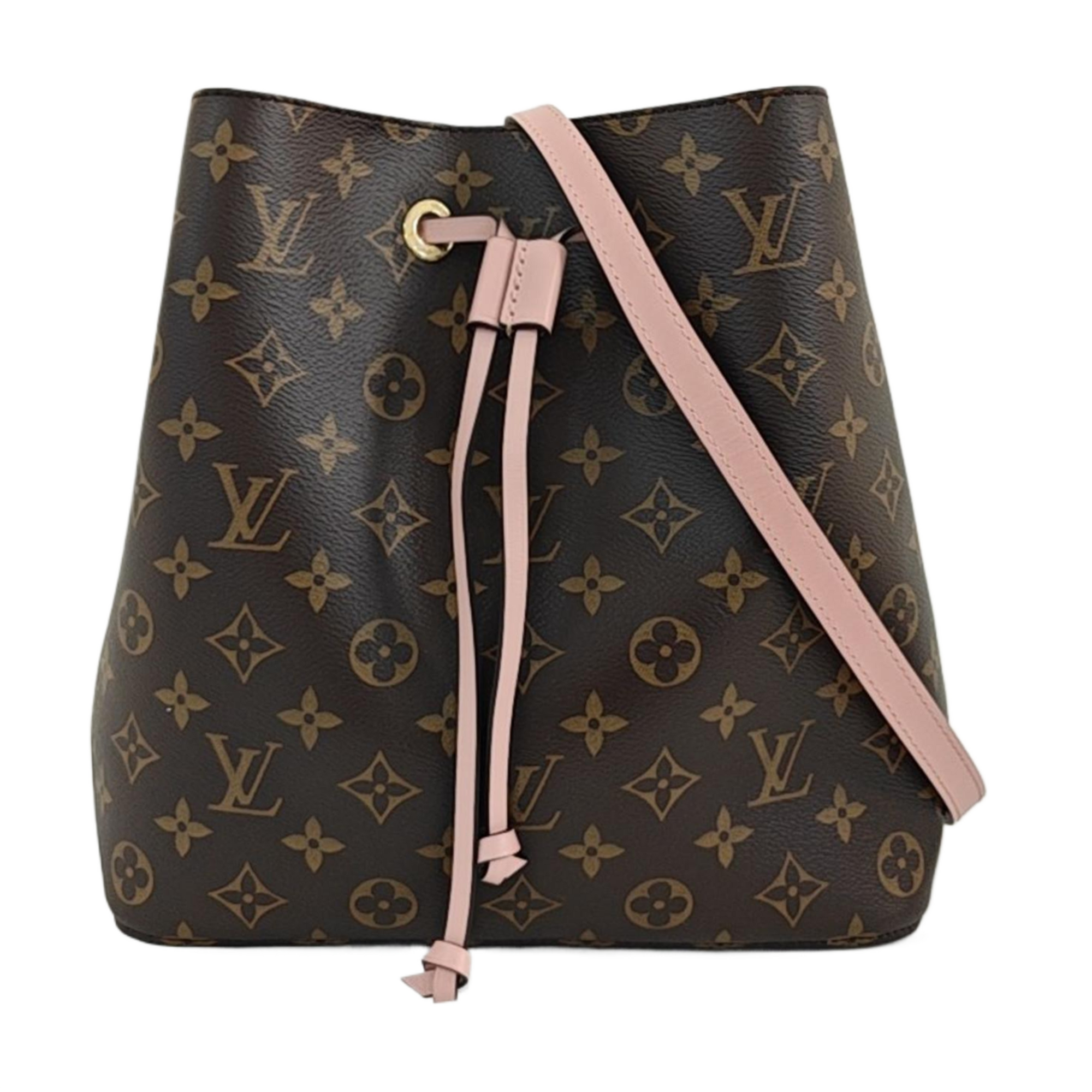 NÉONOÉ MM Monogram Coated Canvas Brown