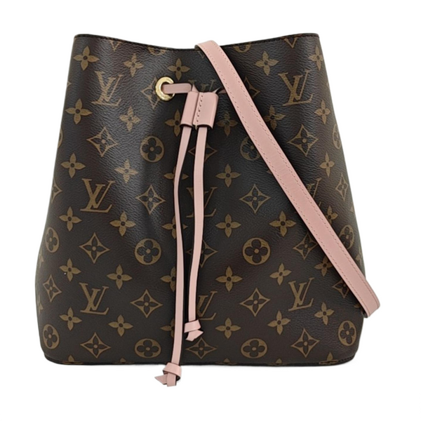 NÉONOÉ MM Monogram Coated Canvas Brown