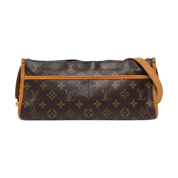 POPINCOURT Monogram Coated Canvas Brown