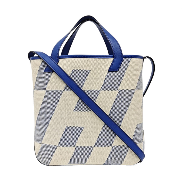 Cabas H En Biais Fabric Multicolor