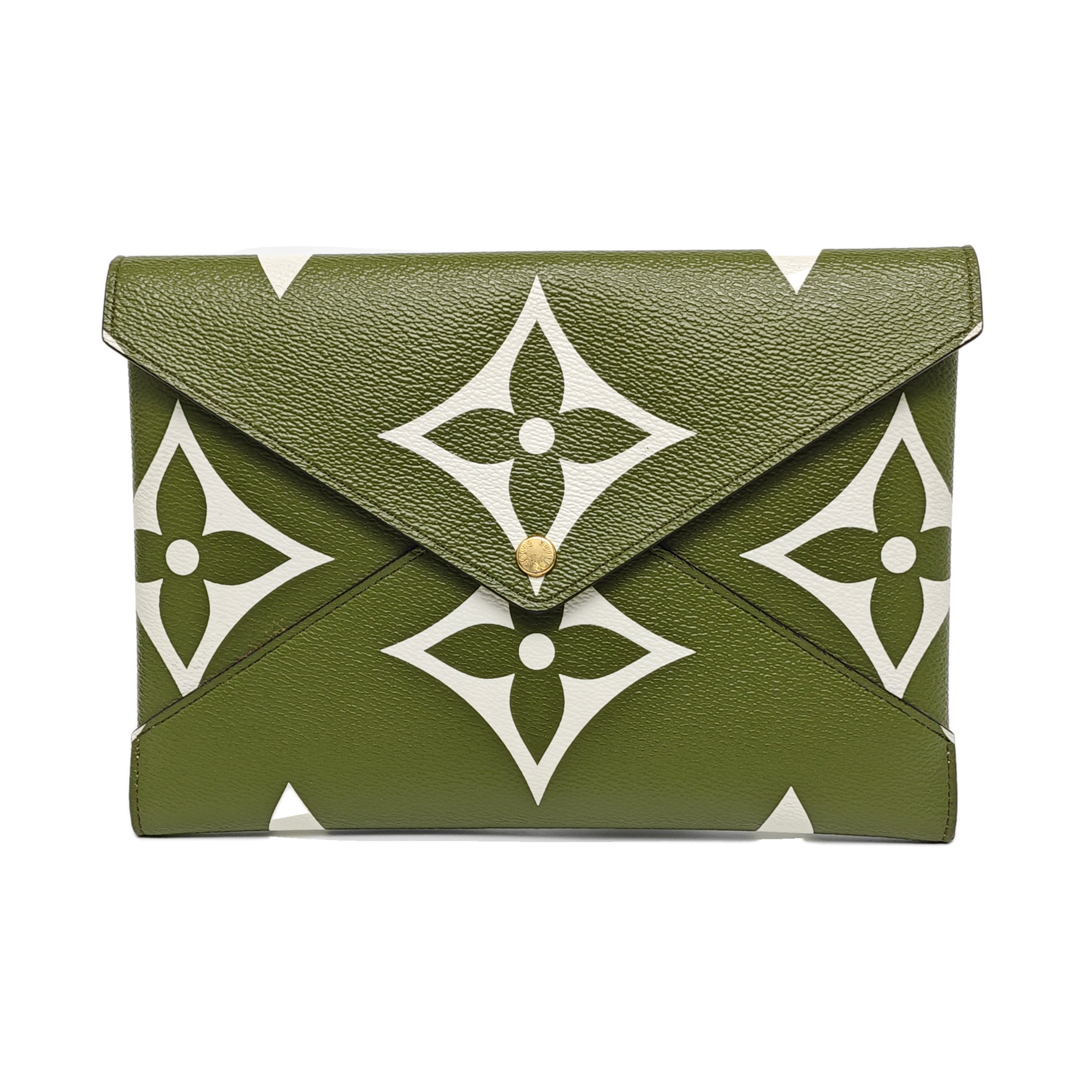 KIRIGAMI Monogram Coated Canvas Green