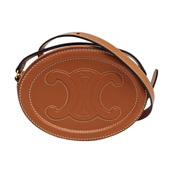 TRIOMPHE Small Calfskin Brown