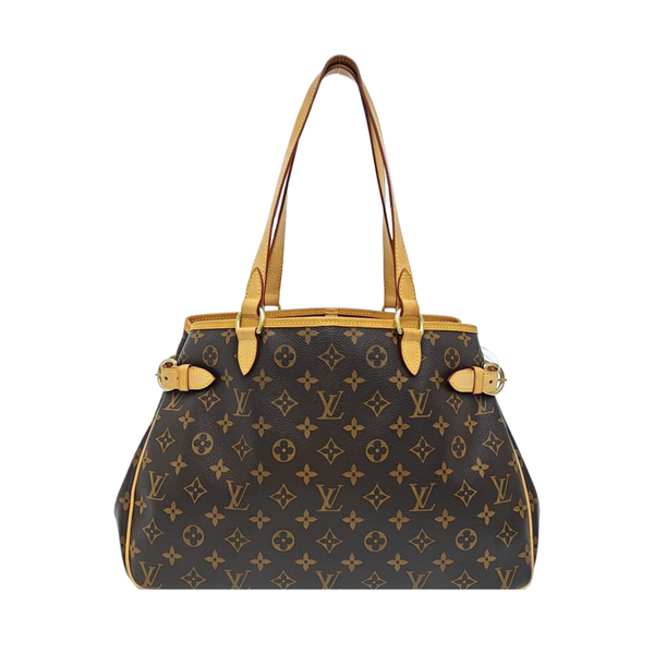 BATIGNOLLES GM Monogram Coated Canvas Brown