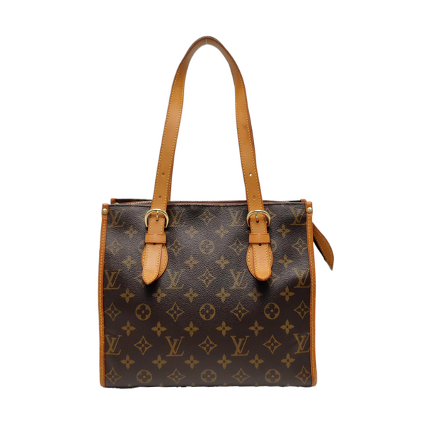 POPINCOURT Monogram Coated Canvas Brown