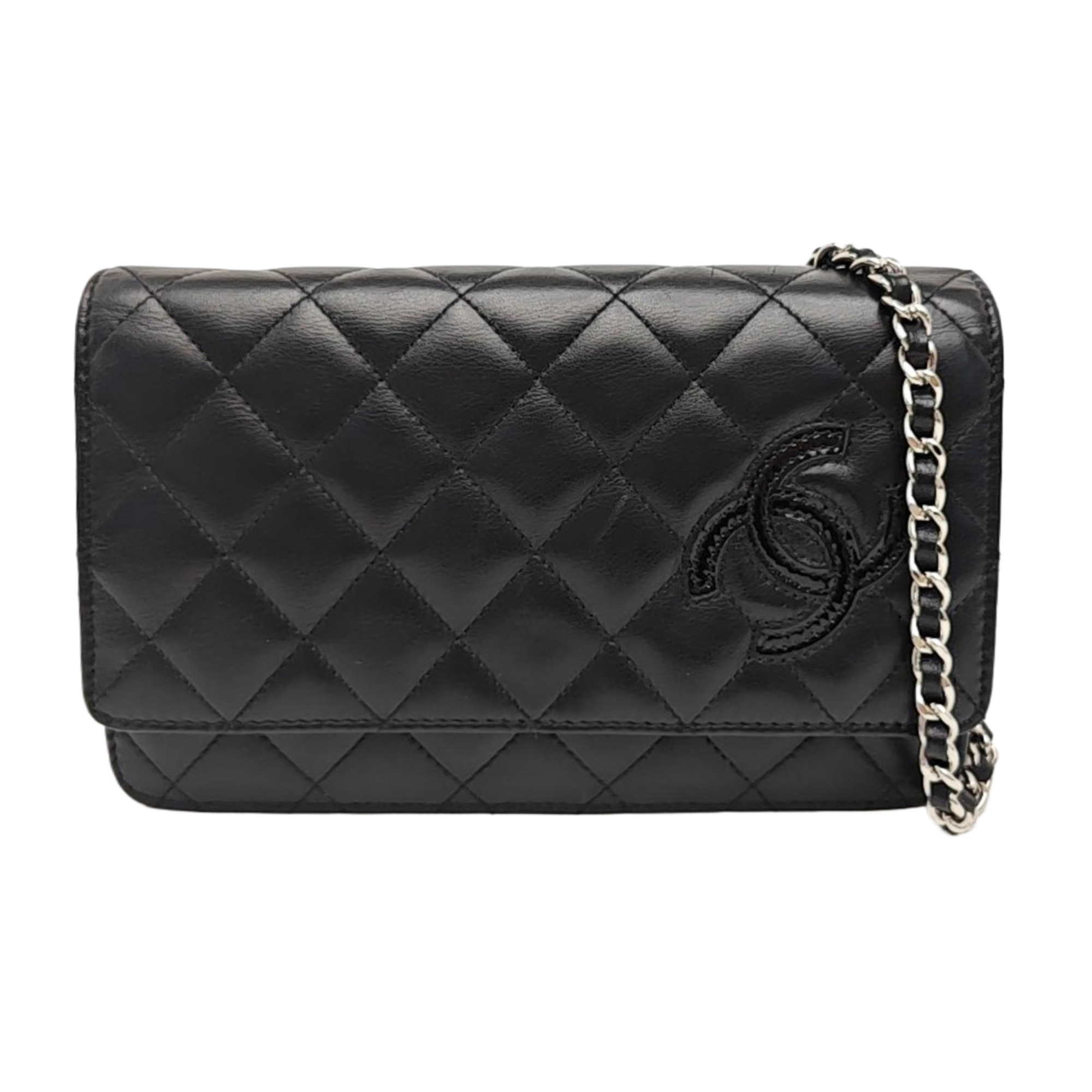 CAMBON Medium Quilted Calfskin Black