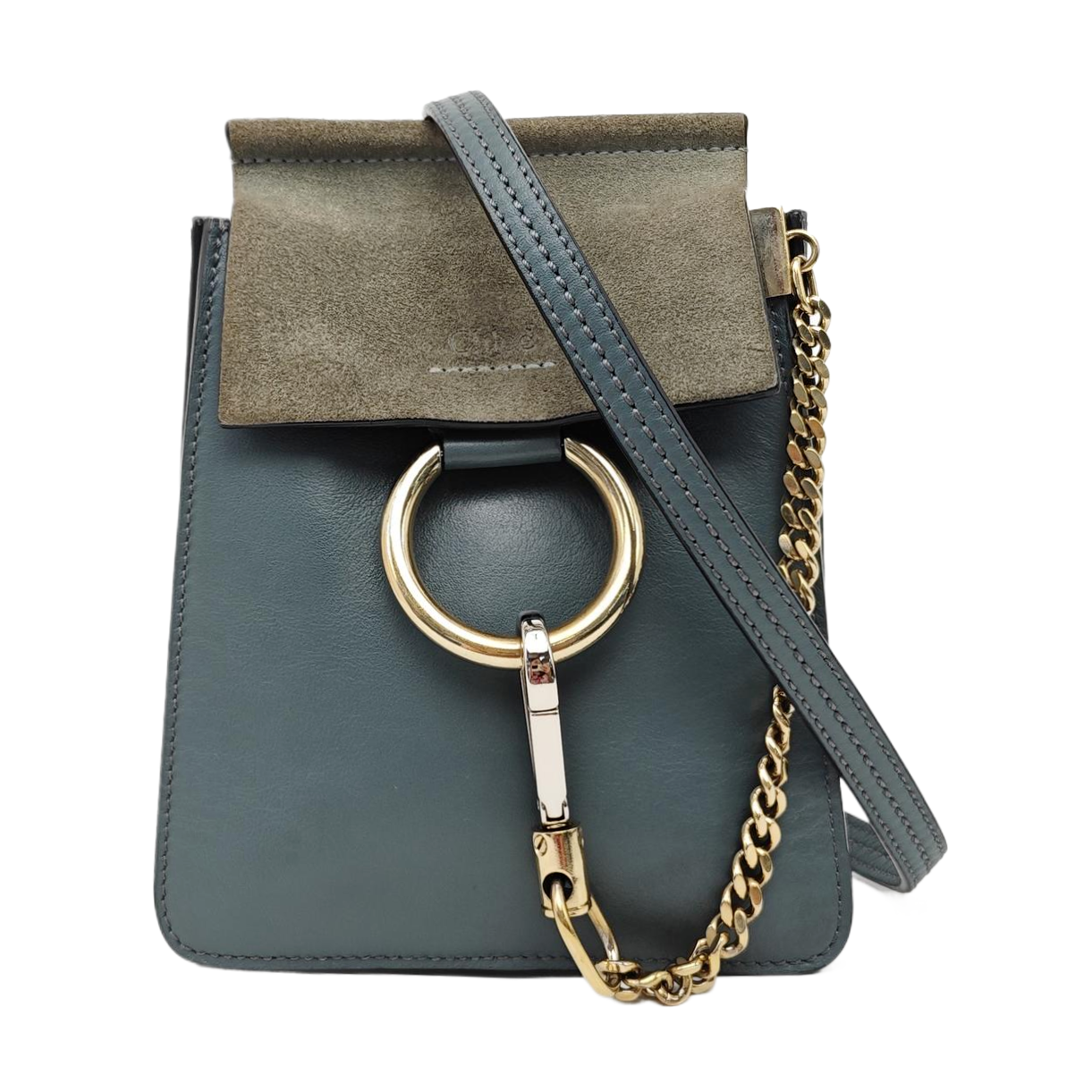 Faye Small Calfskin Blue