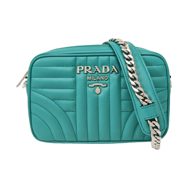 Diagramme Quilted Lambskin Green