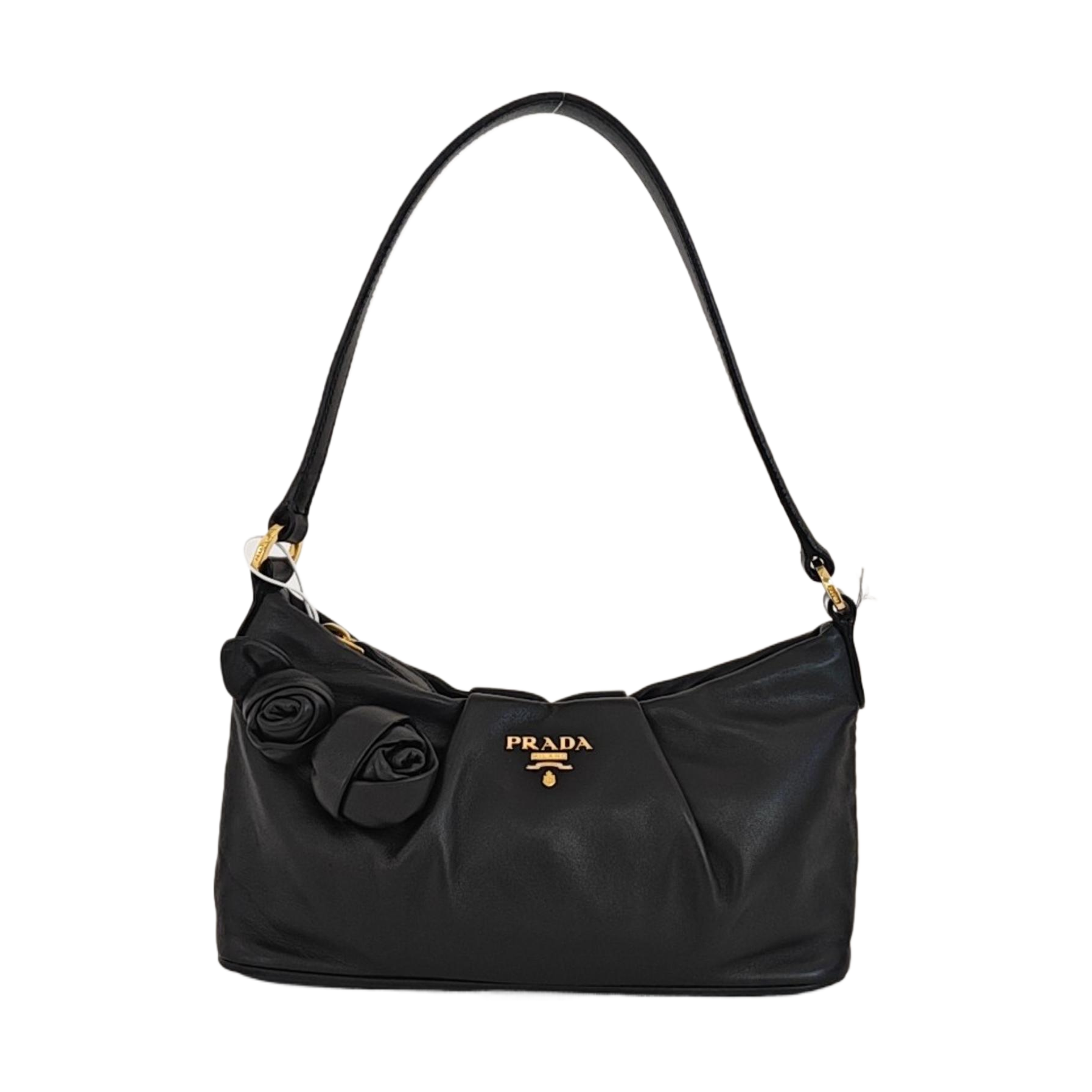 Lambskin Shoulder Bag Black