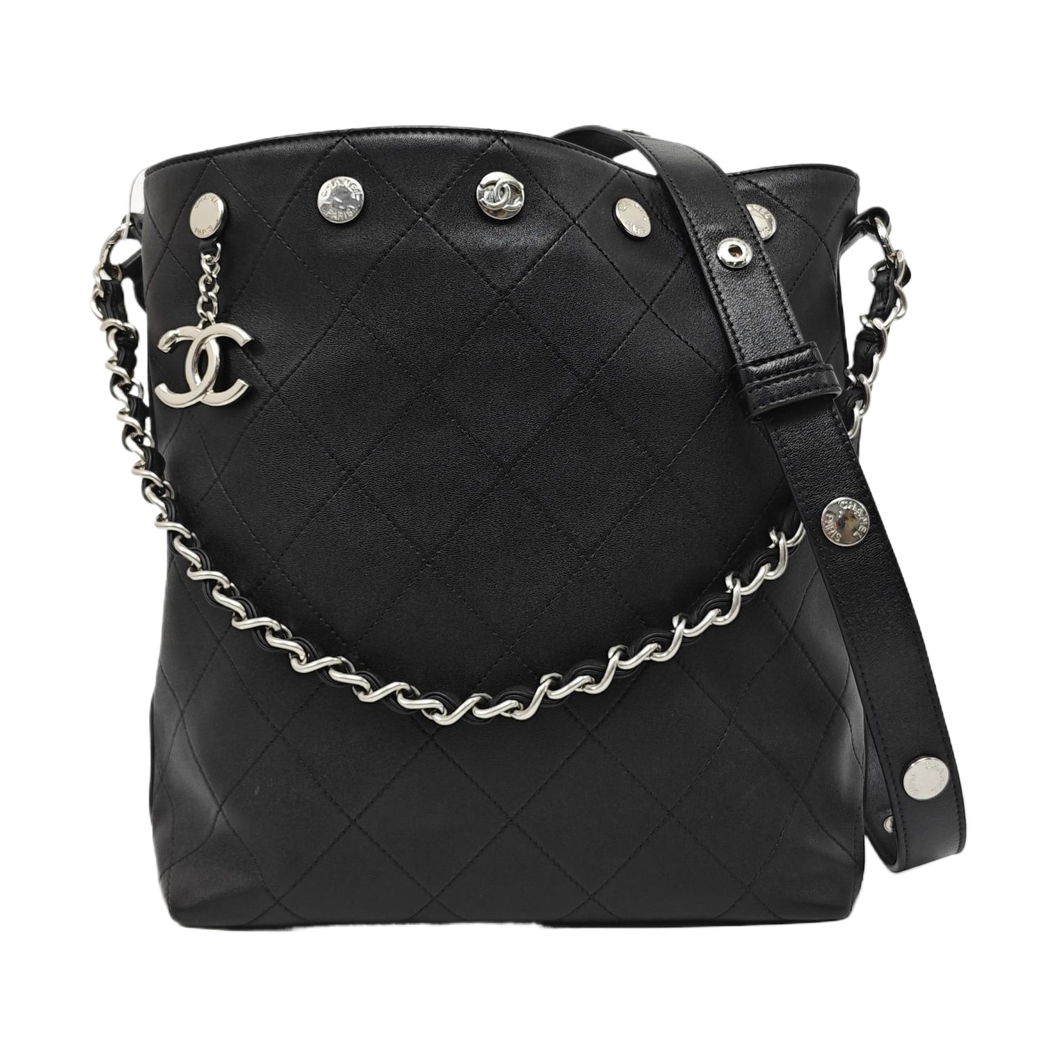 Quilted Lambskin Black