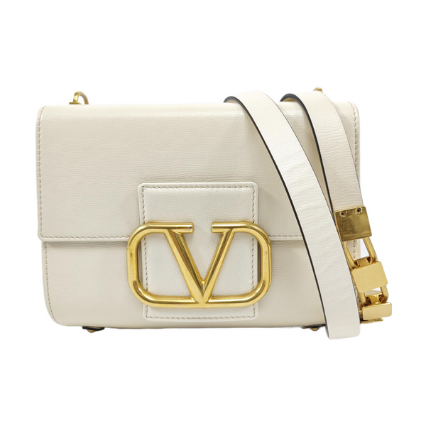 Stud Sign Calfskin White