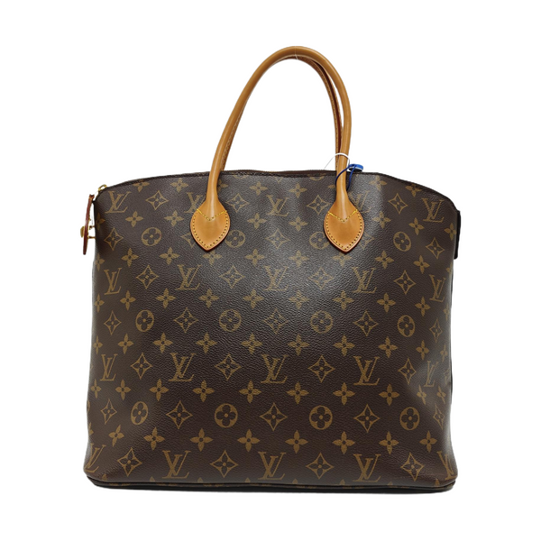 LOCKIT MM Monogram Coated Canvas Brown