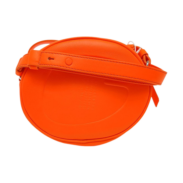 Calfskin Shoulder Bag Small Orange