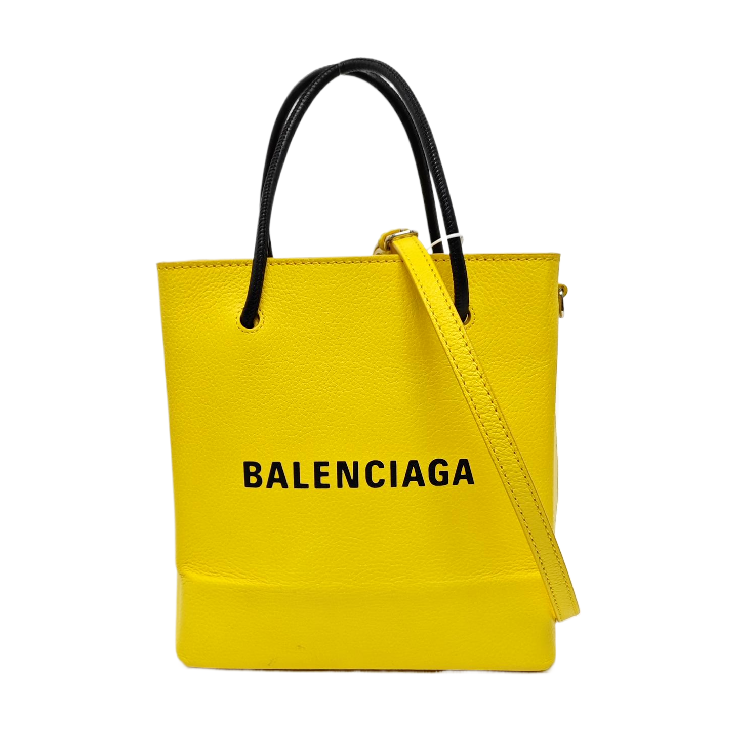 Shopping Bag Super Mini Calfskin Yellow