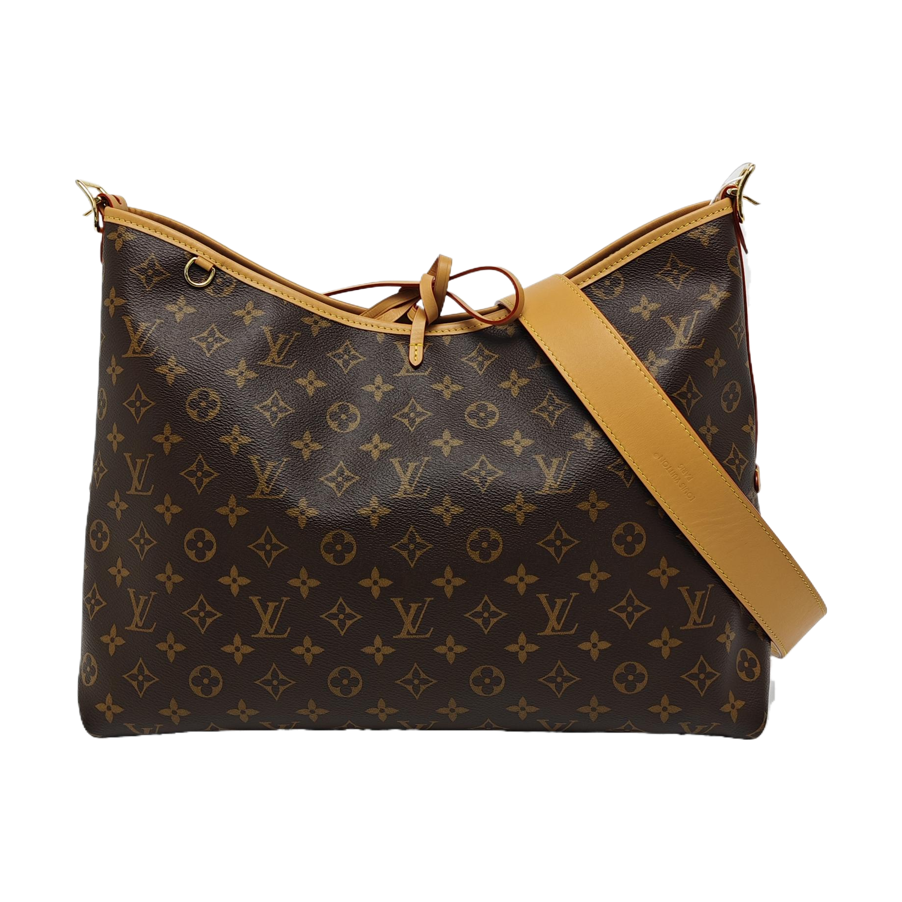 CARRYALL MM Monogram Coated Canvas Brown