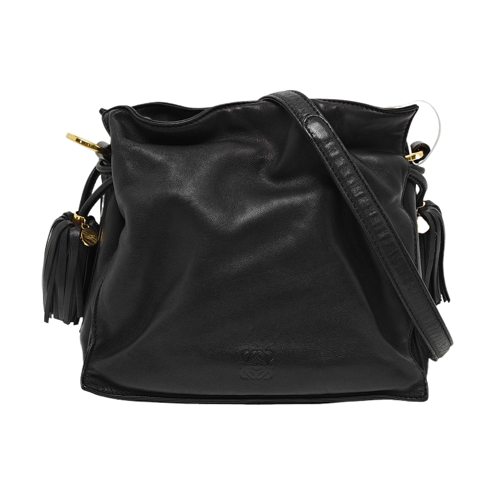 Authenticated pre-owned  Flamenco Lambskin Black - Shoulder Bag at Looply