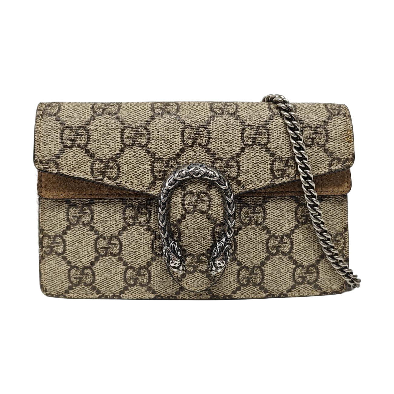 Authenticated pre-owned  Dionysus Super Mini Monogram Coated Canvas Beige - Shoulder Bag at Looply
