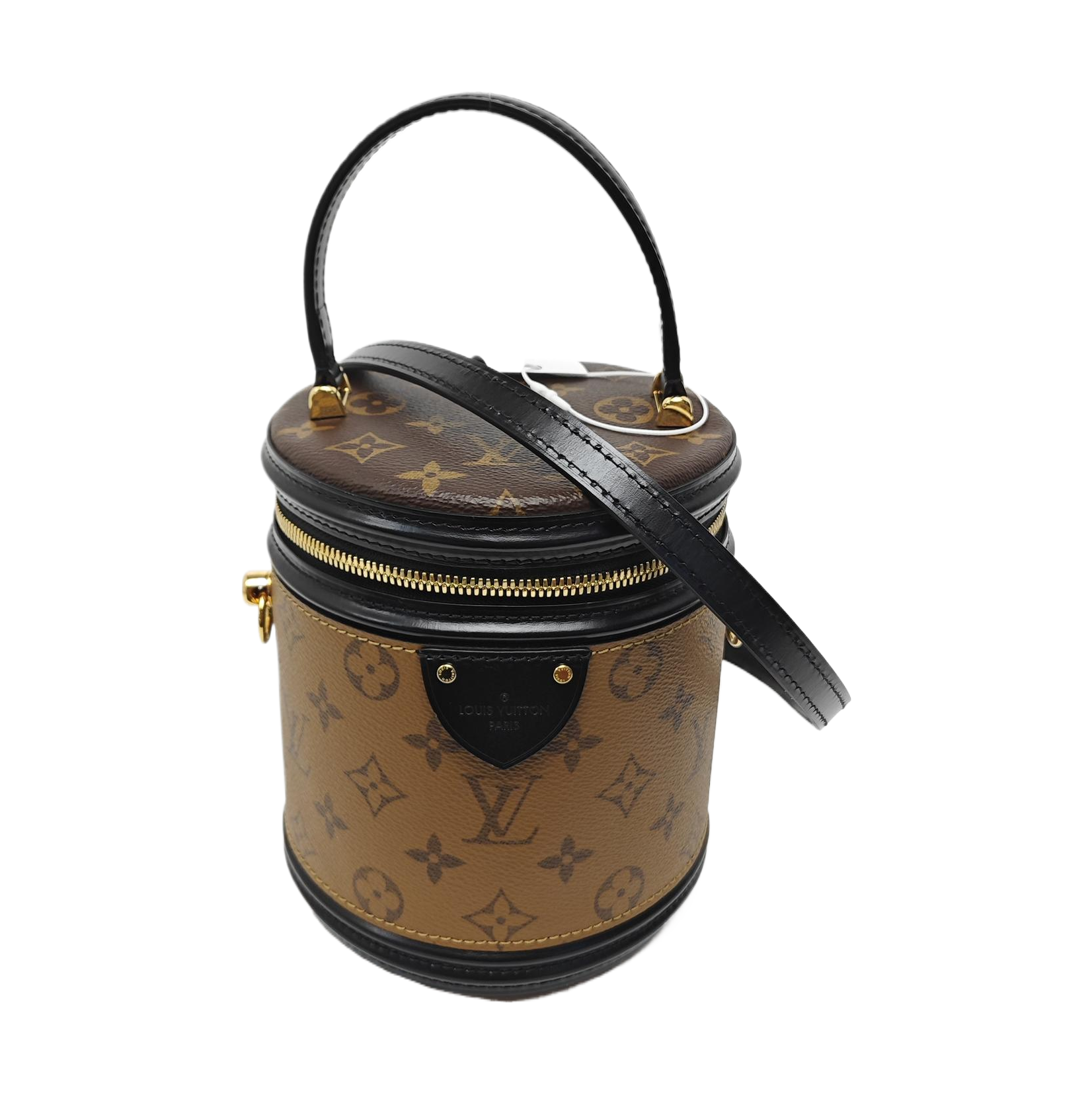 CANNES PM Monogram Coated Canvas Brown