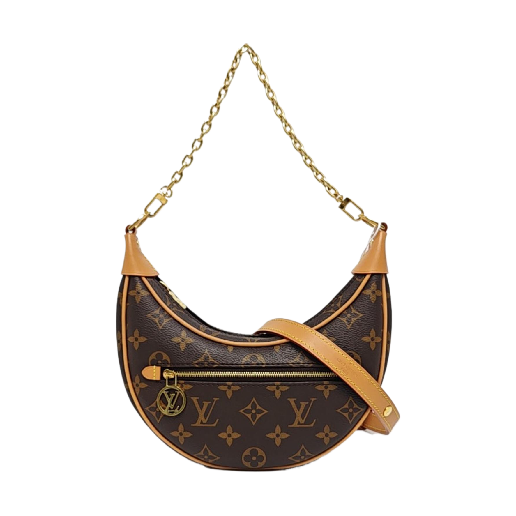 LOOP Monogram Coated Canvas Brown