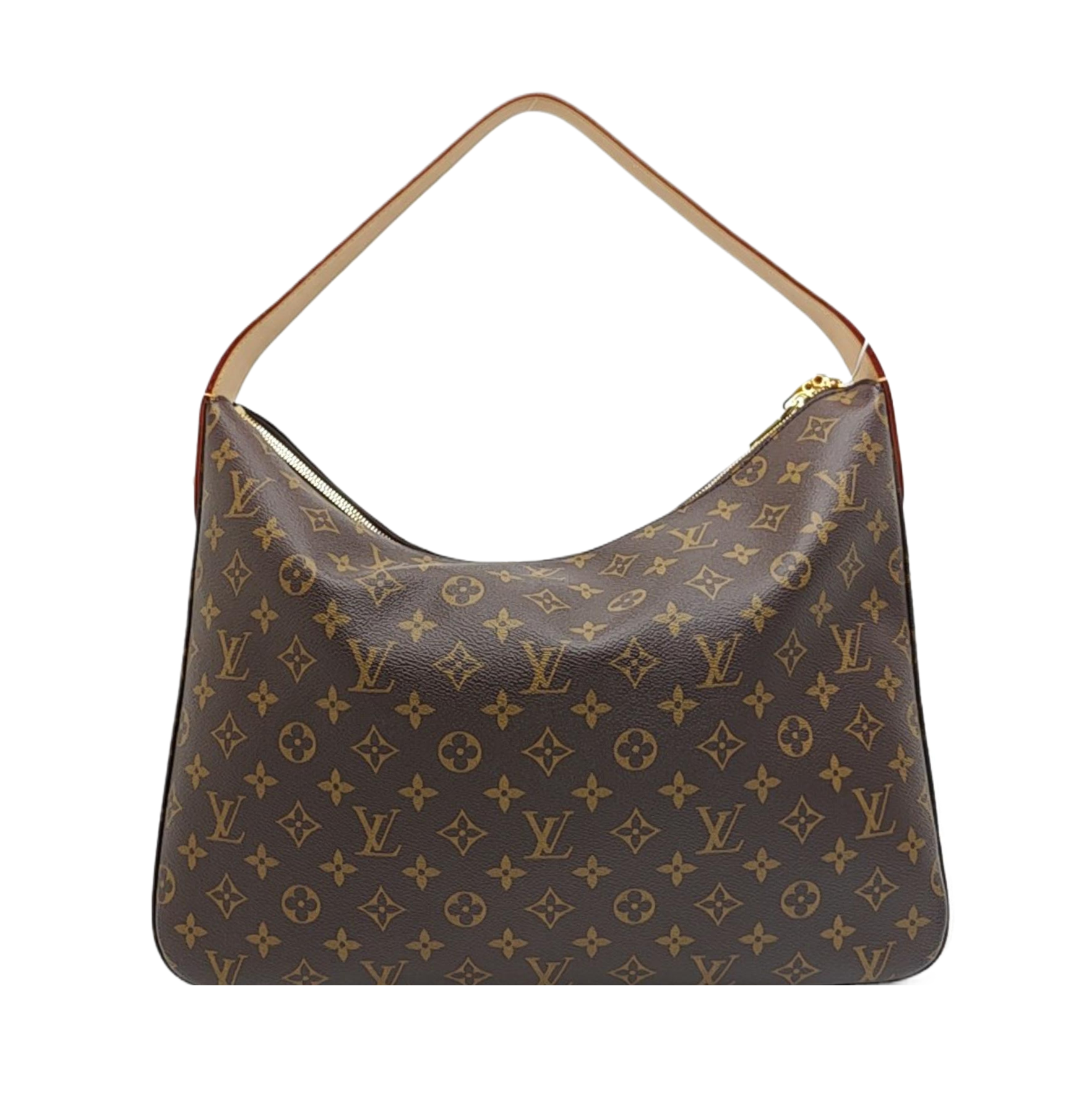 SLOUCHY MM Monogram Coated Canvas Brown