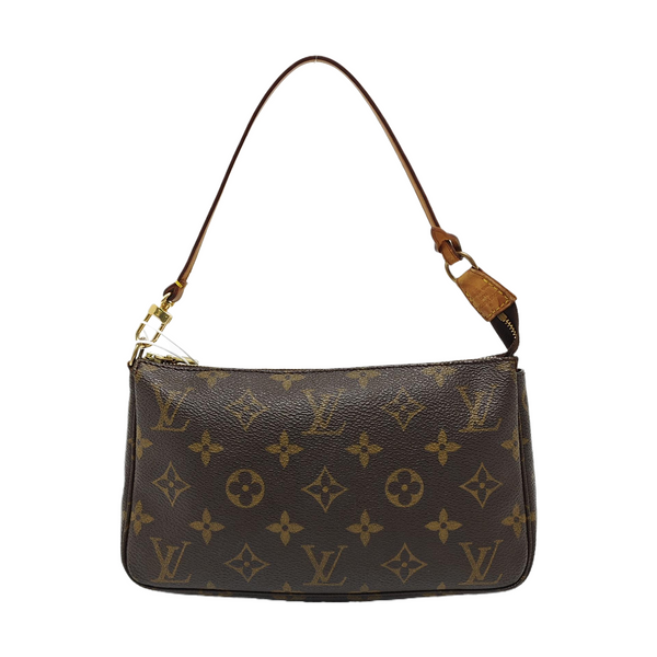 ACCESSOIRES Monogram Coated Canvas Brown