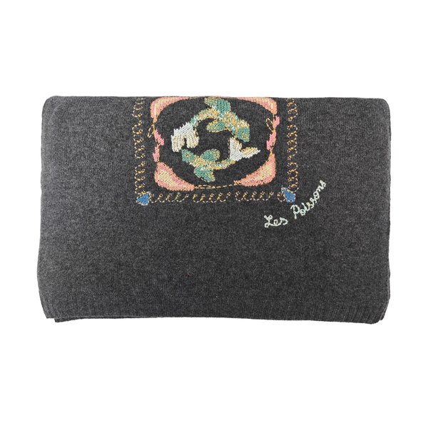 Cashmere Scarf Gray