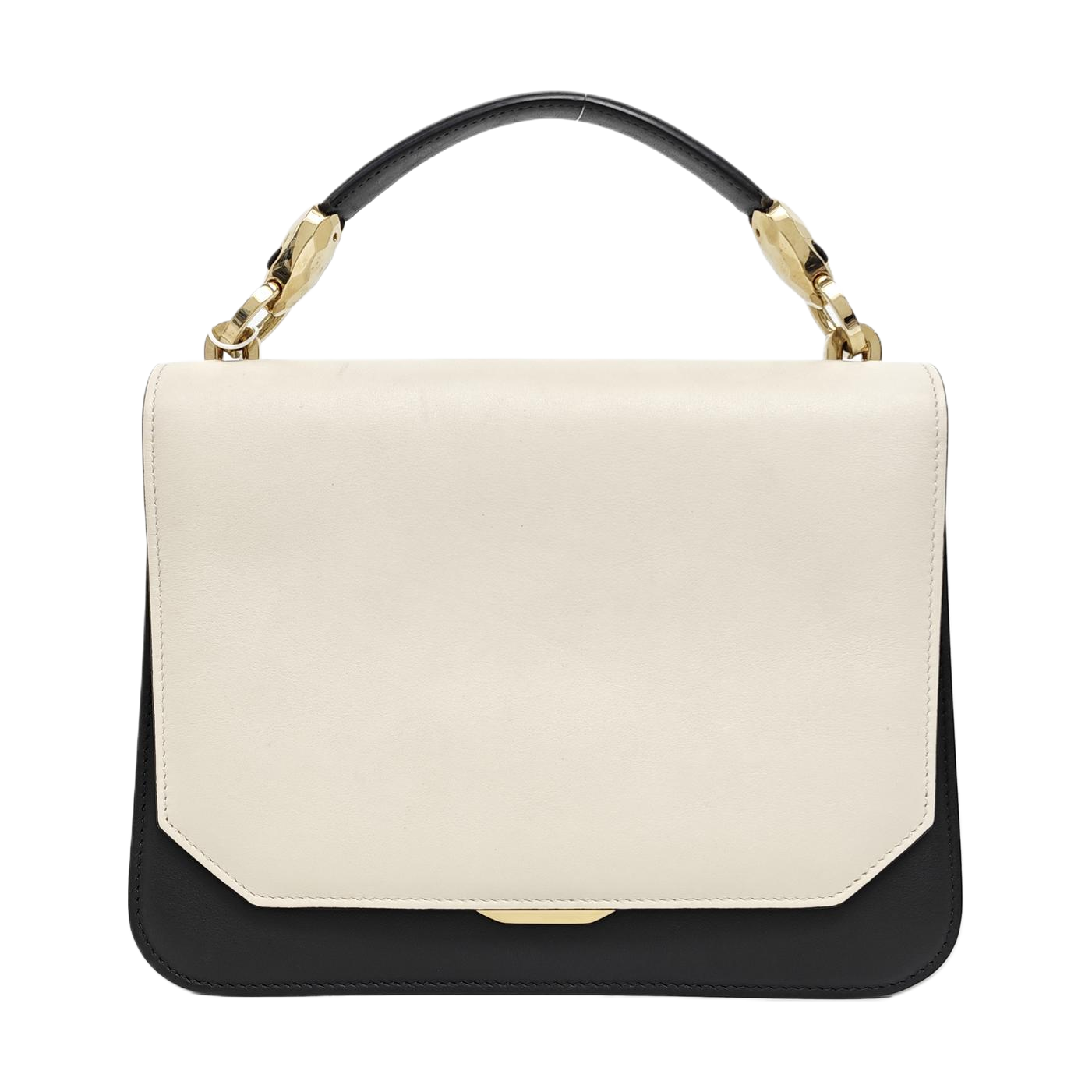Calfskin Top Handle Bag White