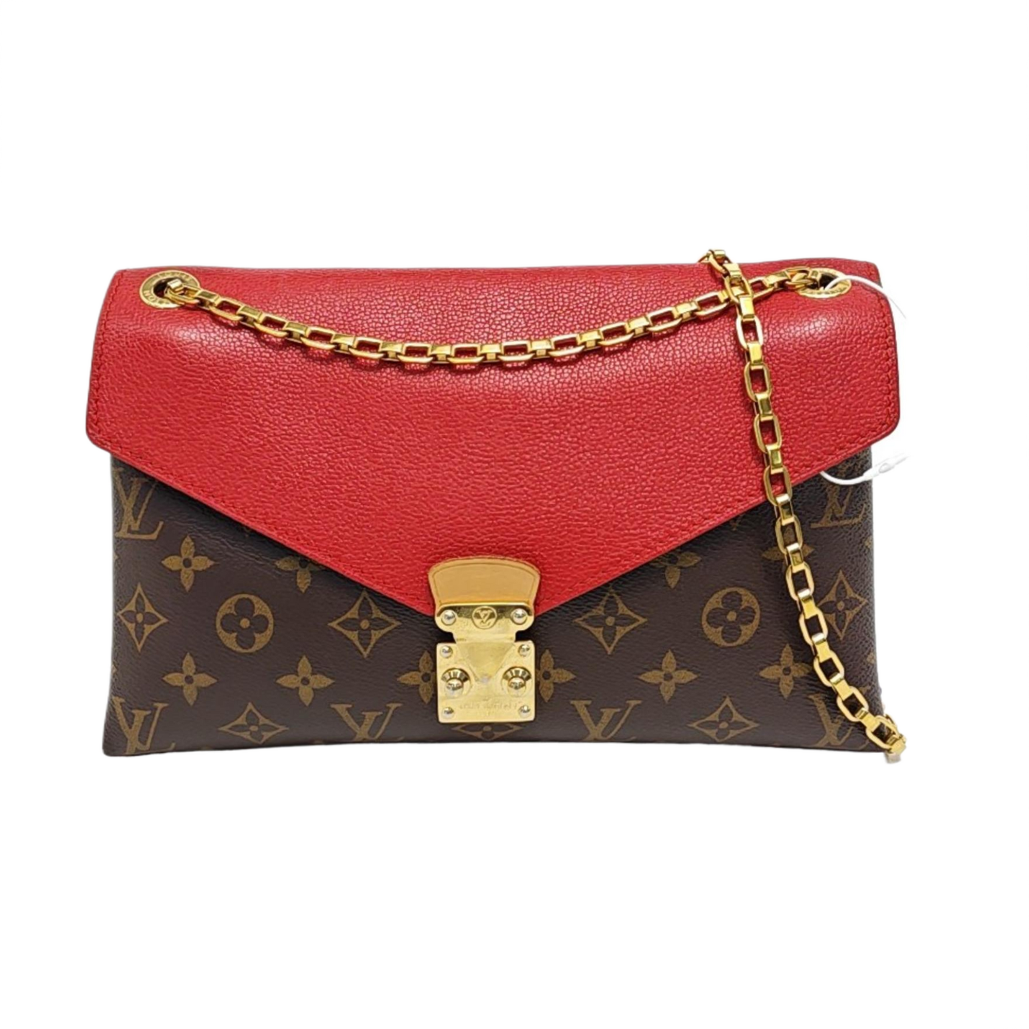 PALLAS Monogram Coated Canvas Brown