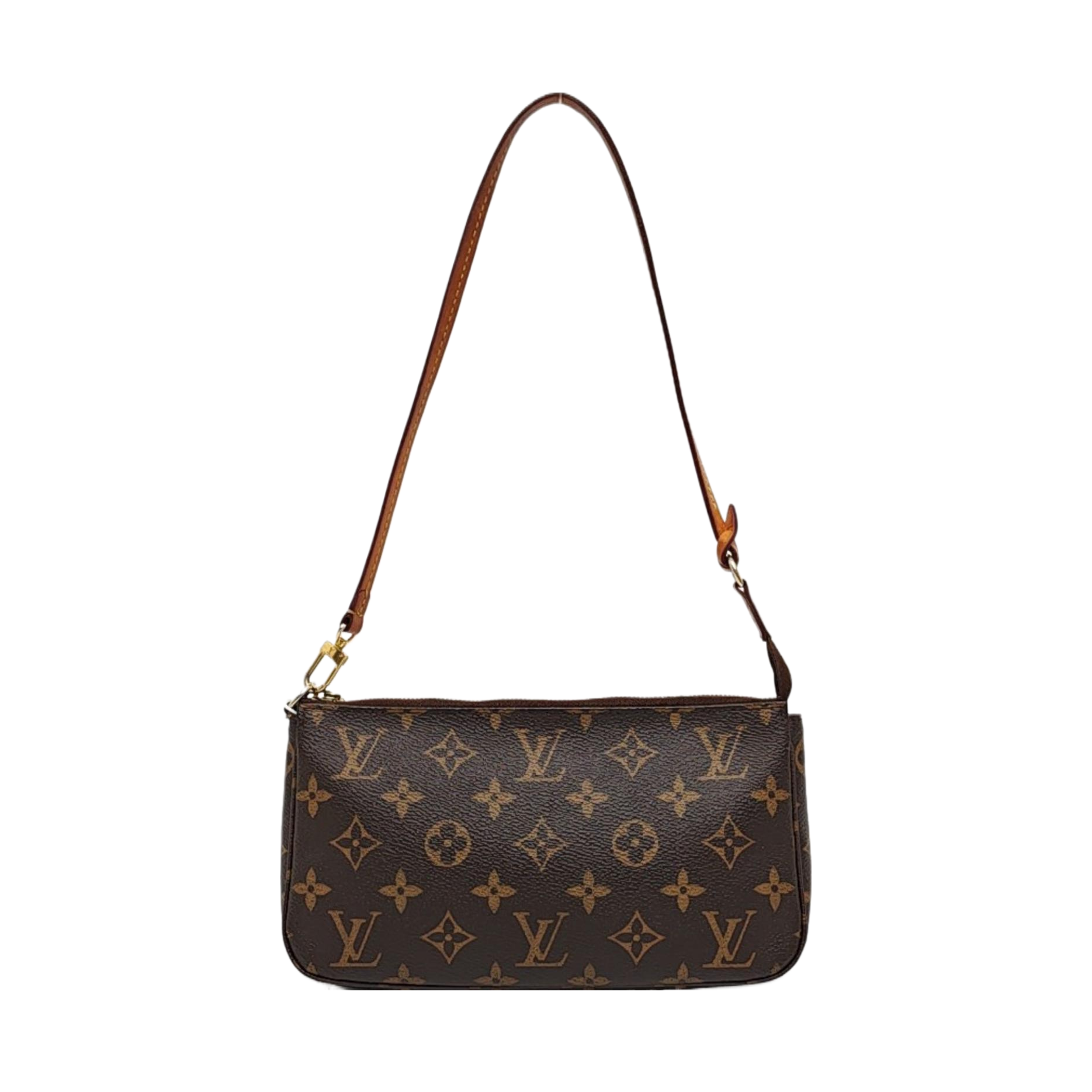ACCESSOIRES GM Monogram Coated Canvas Brown