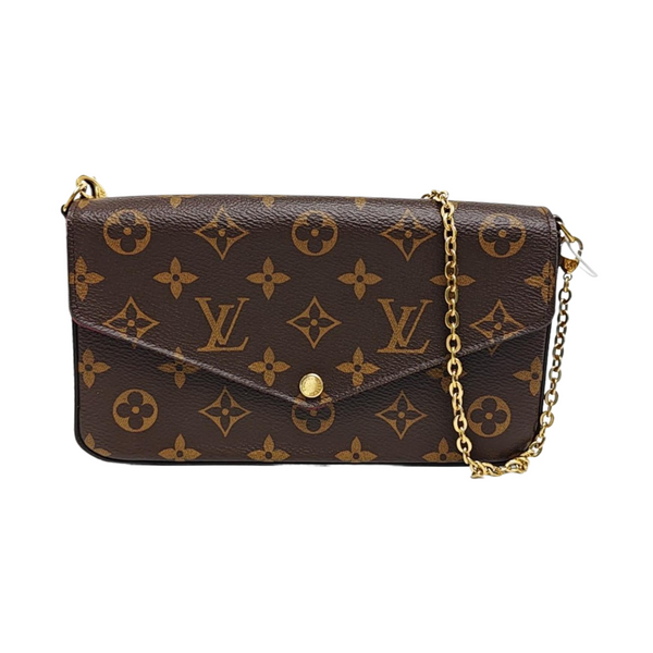 FÉLICIE Monogram Coated Canvas Brown