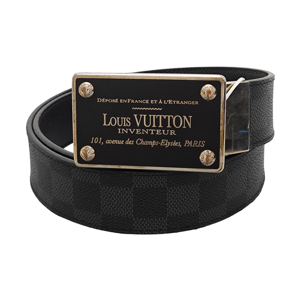 Coated Canvas Belt Black